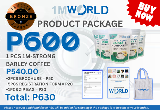 Bronze Package C (1M-STRONG Barley & Corn Coffee)